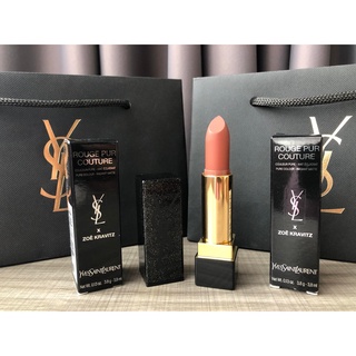 YSL Rouge Pur Couture 123 Maris Nude ลิปสติก YSL สี 123 Maris Nude รุ่นพิเศษ YSL x Zoe Kravitz ของแท้ 100% ผลิต 08/2019