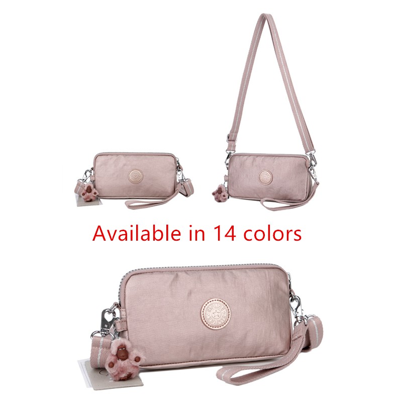 Promo Kipling-13226 กระเป๋าคลัชท์ กระเป๋าสะพาย สายคู่ และสายเดี่ยว สำหรับผู้หญิง. 
