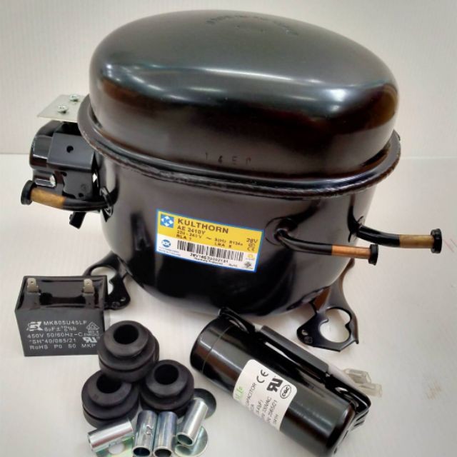 คอมเพรสเซอร์สำหรับตู้เย็น ยี่ห้อ กุลธร AE2410Y (1/3HP)220V 50HZ