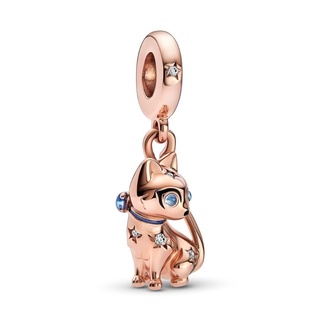 (พร้อมส่ง)*New*Pandora Sparkling Pet Cat Dangle Charm