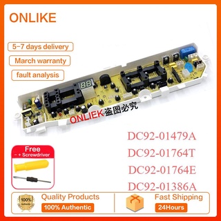 บอร์บหลักสําหรับเครื่องซักผ้า Samsung DC92-01386A DC92-01764T / E DC92-01479A PCB