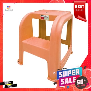 บันไดทางเดียว 2 ขั้น MATALL สีส้มSTEP STOOL MATALL 2-STEP ORANGE