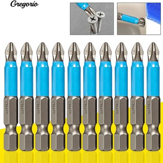 Gregorio Anti Slip Electric PH2 สว่านไขควงข้ามศีรษะ Phillips Bits เครื่องมือช่าง