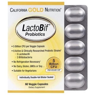 😬💦 [พร้อมส่ง] [แบบกล่อง] California Gold Nutrition LactoBif Probiotics 5 , 30 , 100 Billion CFU โพรไบโอติก โปรไบโอติค