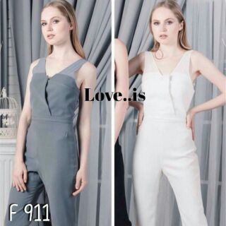 Jumpsuit ขายาวแขนกุด