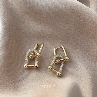 「 โค้ด ZJRP2 ลดทันที 45.- | ช้อปขั้นต่ำ 300.- 」 Margarita Adjustable Hoops Earrings