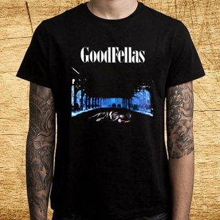 Goodfellas เสื้อยืดคอกลม แขนสั้น พิมพ์ลายโลโก้ภาพยนตร์อาชญากรรม ทรงหลวม สไตล์วินเทจ สําหรับผู้ชาย