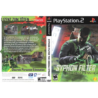 แผ่นเกมส์ PS2 Syphon Filter The Omega Strain   คุณภาพ ส่งไว (DVD)