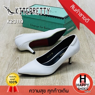 🚚ส่งเร็ว🚛ส่งด่วนจ้า ✨มาใหม่จ้า😆รองเท้าส้นสูงหญิง KITEPRETTY รุ่น K23119 ส้น 2.5 นิ้ว The charm is you สวย สวมใส่สบาย ทรง