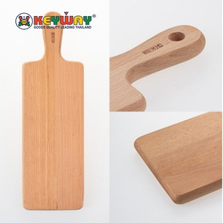 ถาดเสิร์ฟไม้ มีด้ามจับ (12x39 cm) Wooden Chopping Board: K-3716