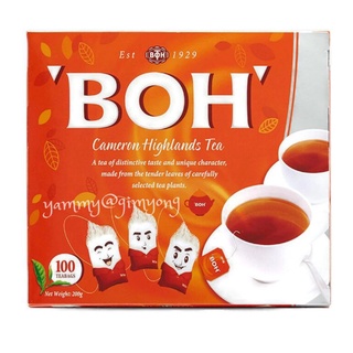 ชาโบ๊ ชา BOH Cameron Highlands Teabag รุ่นถุงกรองชา ปริมาณ 200g