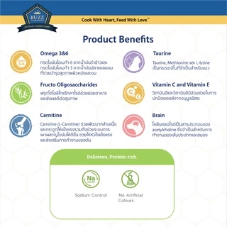 Buzz Advanced Nutrition อาหารแมว สูตรแมวเลี้ยงในบ้านและทำหมันลดกลิ่นมูล สำหรับแมวโต > 1 ปีขึ้นไป3kg