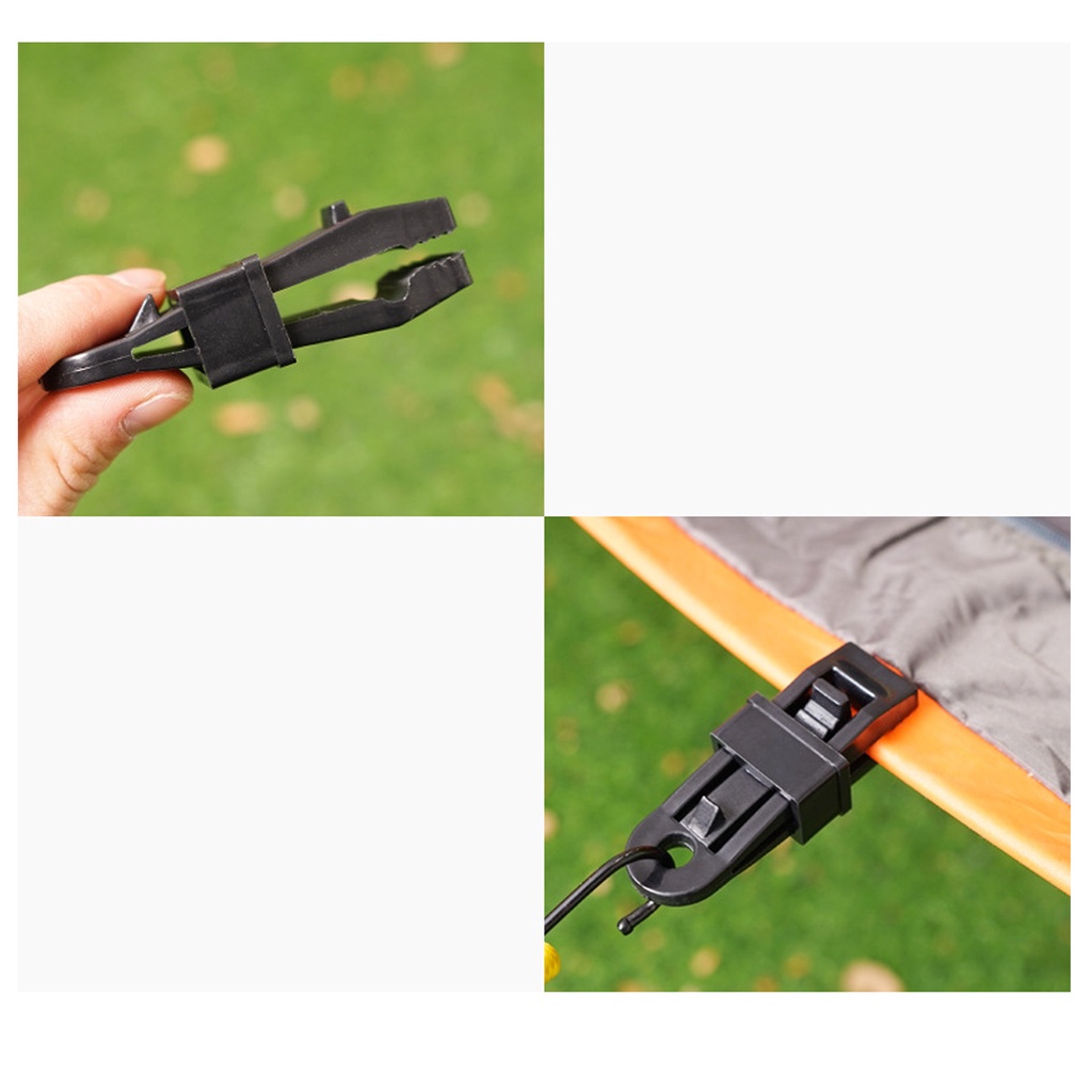 ตัวหนีบผ้า Flysheet และ Tarp ช่วยให้ผ้าตึงมากยิ่งขึ้น  แข็งแรง - รูปที่ 2