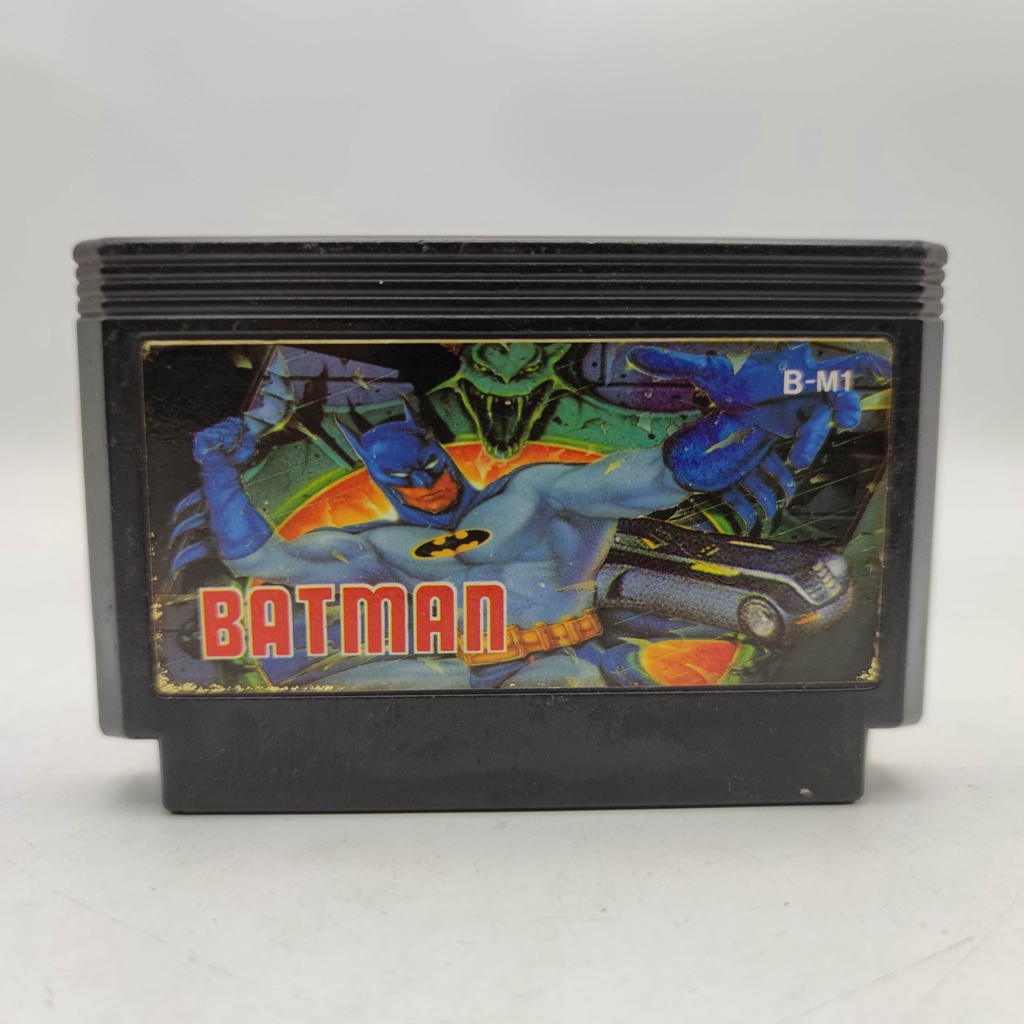 BATMAN [bootleg] ตลับก๊อปเก่ายาง Famicom เทสแล้ว เล่นได้ ปล.บางเรื่อง ต้องเสียบครึ่งตลับ