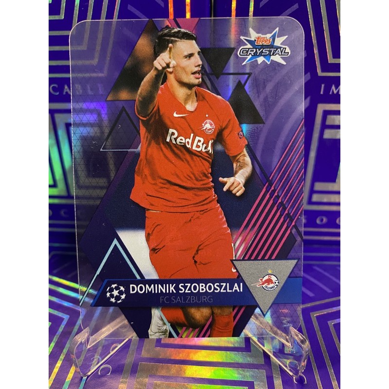 2019-2020 การ์ดฟุตบอลคริสตัล Topps Dominik Szoboszlai FC RB Salzburg Rookie Base