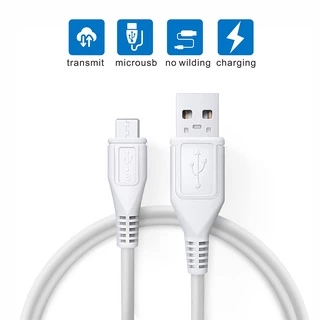 สายชาร์จเร็ว Micro USB 1 เมตร / 2 เมตร สายชาร์จนำไฟสูงสุด 2.4A ช่วยให้ชาร์จได้เร็วเต็มกำลัง