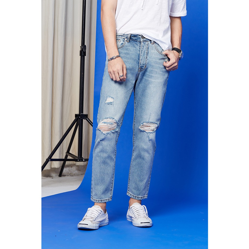 TBY JEANS  กระบอกเทรนด์เกาหลี TY1286