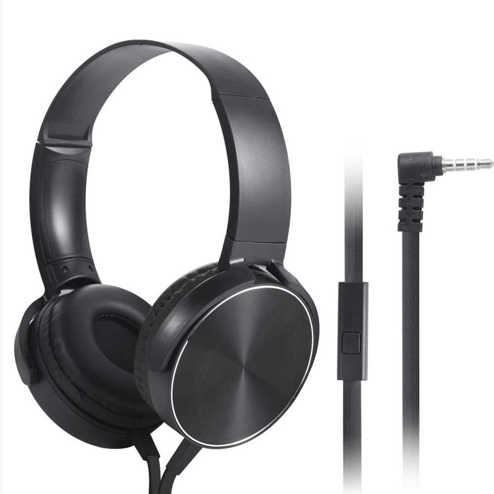 Stereo Bass Headphones With Microphone Noise Cancelling Game Headsets HiFi Earphone For Sony
