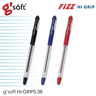 ปากกาลูกลื่นเจล HI GRIP 0.38 GSOFT HIGRIP