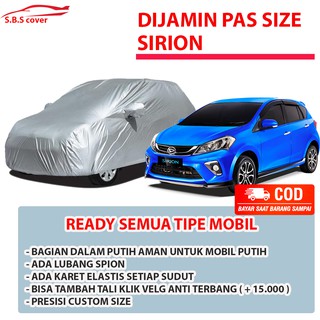 Sirion ผ้าคลุมรถ Sirion / agya / ayla / Oldjazz / jazz / yaris / brio / march / picanto / avanza / avanza veloz / avanza lama / new avanza / new xenia / xenia / Old / calya / sigra / mobilio / mobilio Rs / brio / new brio / brio satya / brio Rs