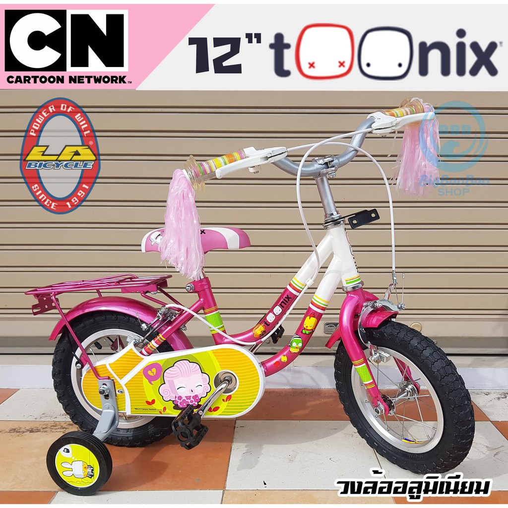 จักรยานเด็ก LA Toonix ทูนิค 12 นิ้ว ล้อมีเนียม LA cartoon nexwork LA Bicycle 2015