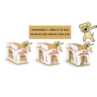 [Cheaper] [ยกโหล] Royal Canin Dog Pouch 85g [มี3สูตร] โรยัลคานิน อาหารเปียก สุนัข 85 กรัม