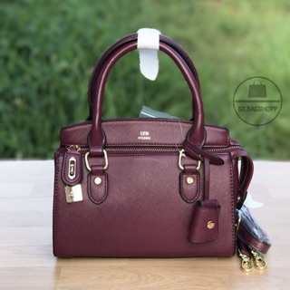 LYN IVANKA MINI BAG (outlet) สีแดงเปลือกมังคุด