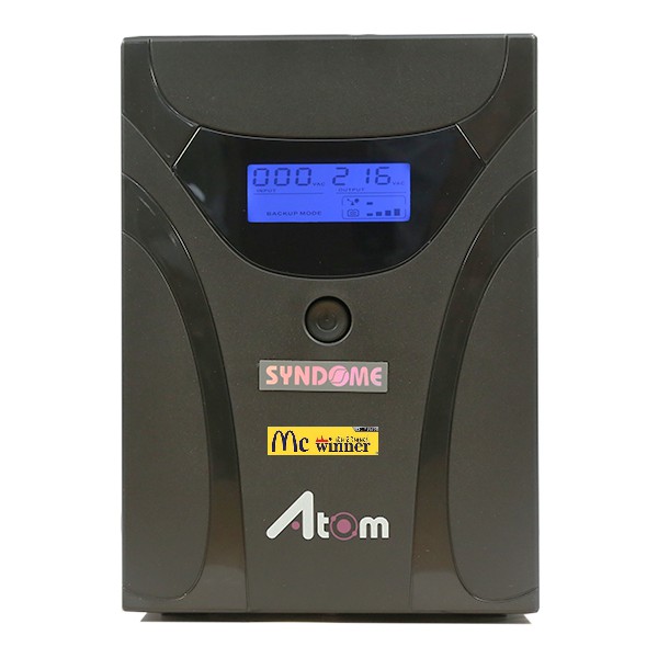 UPS SYNDOME 1000VA/600WATT รุ่น ATOM 1000-LCD - ประกัน 2 ปี - รูปที่ 2