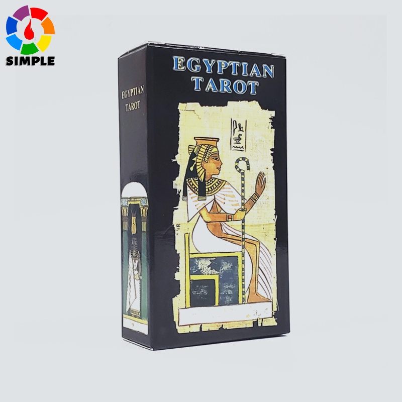 78pcs Egyptian Tarot of Wirth Tarot Cards Oracle Cards for Divination Fate Tarot Card Oracle Card