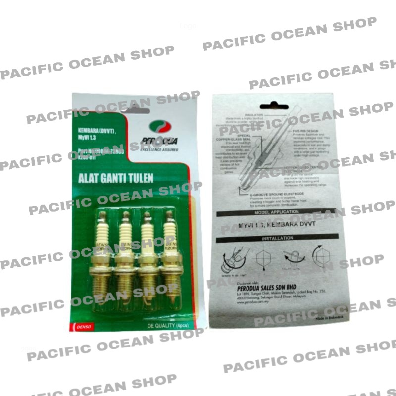 SPARK PLUG PERODUA MYVI 1.3 2005-2006 OLD KEMBARA DVVT (BKR6EY-11)(K20R-U11) 9004A-73R03 (SET/4PCS)