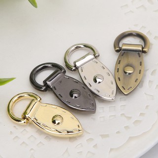 SEN Leaf D Buckle Metal Buckles Handbag Strap Clasp Keyring Dog Chain Hooks DIY