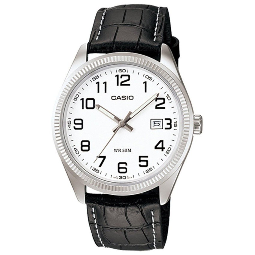 Casio นาฬิกาข้อมือ สายหนัง รุ่น Standard Gent MTP-1302L-7BVDF