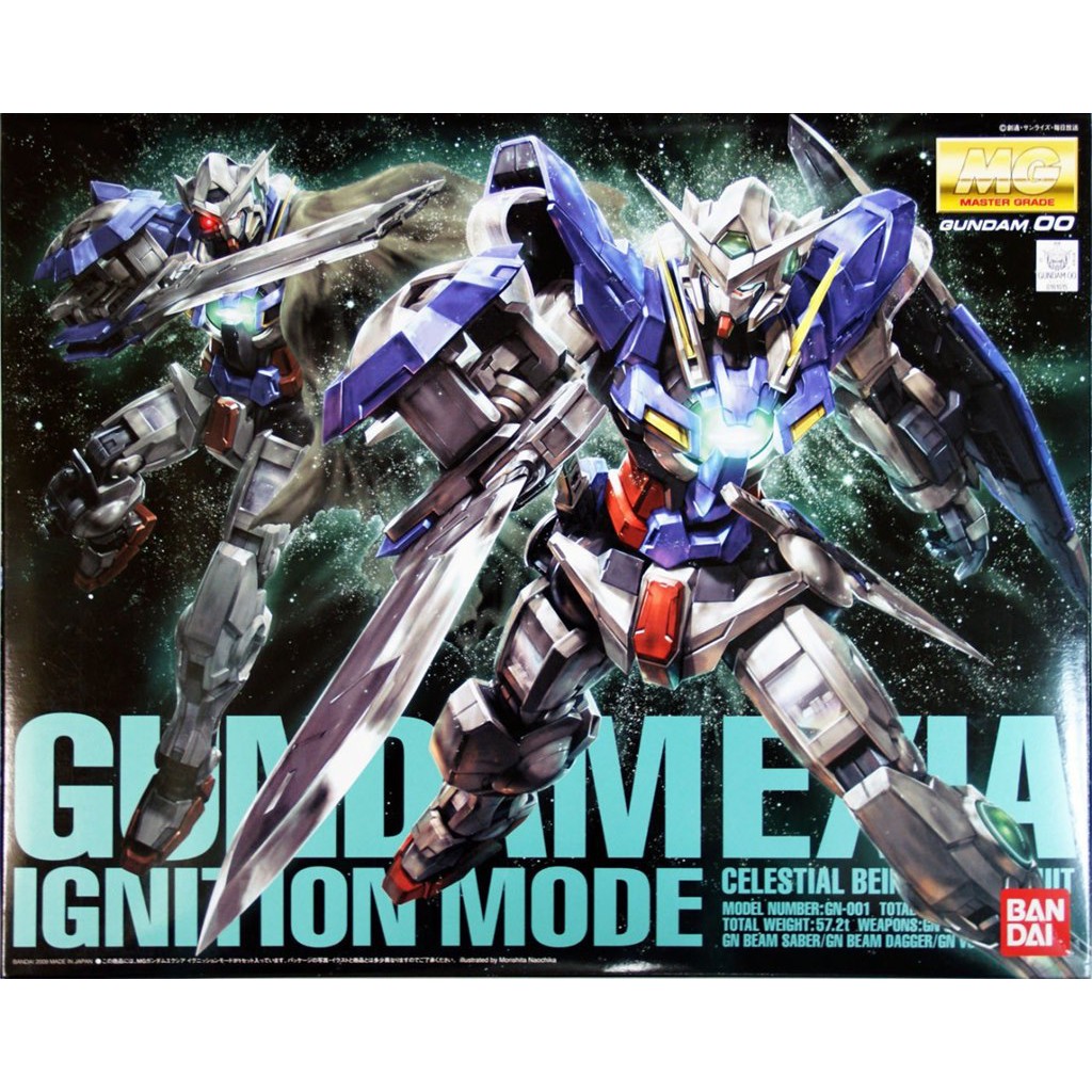 แถมถ่านMG Gundam Exia Ignition Mode