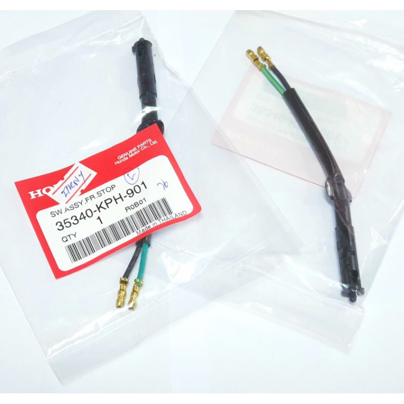 แท้ศูนย์❗ สต๊อบเบรคหน้า WAVE125 ข้างขวา 《R》 (ดรัมเบรก) = [ CLICK = CLICK-i ข้างซ้าย 《L》] *35340-KPH-