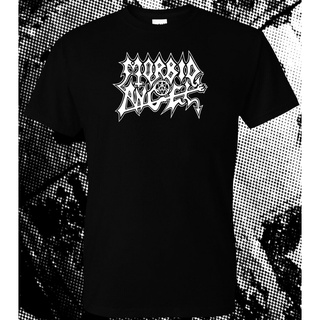 เสื้อยืดพิมพ์ลายเสื้อยืด พิมพ์ลายโลโก้ Morbid Angel Osdm Florida Death Metal Vader Deicide Krisiun Nile สําหรับผู้ชาย