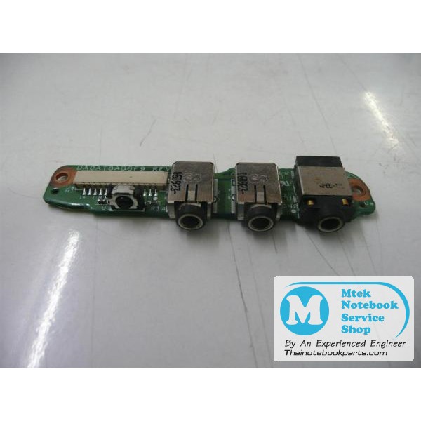 Audio Board HP Pavilion DV6000 DA0AT8AB8F9 (มือสอง) แผงวงจร เสียง (พร้อมช่องเสียบหูฟัง ไมค์) other b