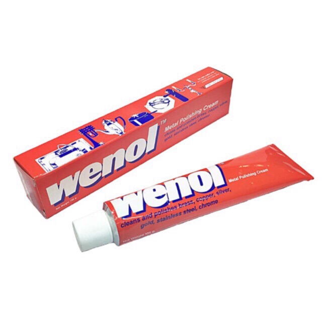 Wenol วีนอล ครีมขัดโลหะ 100 กรัม