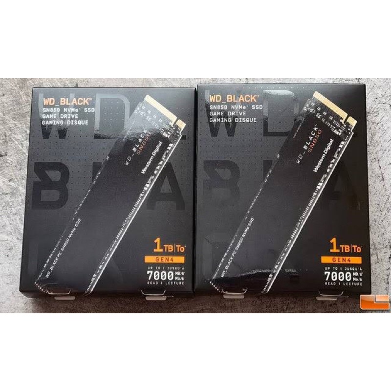 1 TB SSD (เอสเอสดี) WD BLACK SN850 (WITHOUT HEATSINK) - PCIe 4/NVMe M.2 2280 (WDS100T1X0E)