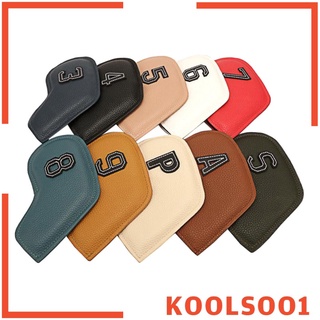 [Koolsoo1] หัวไม้กอล์ฟเหล็ก 3-9,P, S, A Club Head Cover 10 แพ็ค