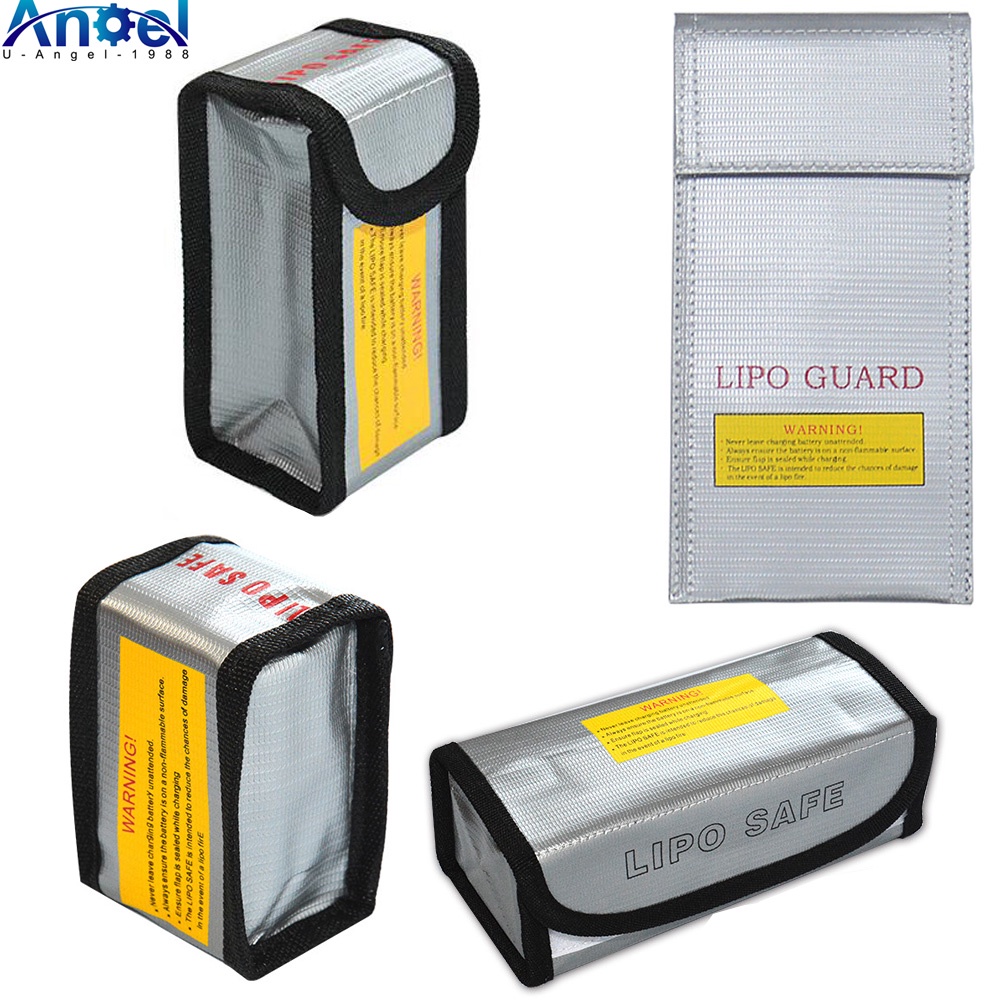 กระเป๋าแบตเตอรี่ LiPo กันน้ํา กันไฟ คุณภาพสูง 90*64*50 มม.