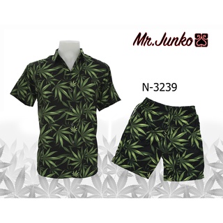 ⚡ ส่งฟรี⚡เสื้อ,กางเกง (สั่งซื้อแยก)Mr-Junko งานต่อลาย ผ้านิ่มใส่สบาย SN-3239