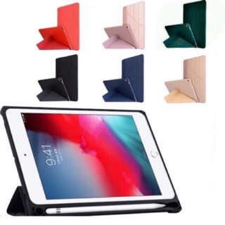 0005-เคส iPad ฝาพับจีบ ใส่ปากกาได้iPad 9.7,gen6 gen7/gen8/gen9/Air3,10.5/Air4,10.9