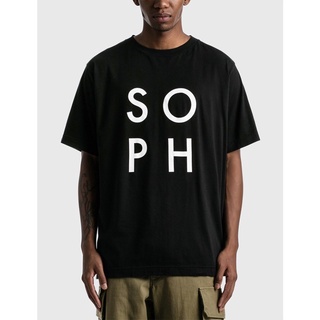 เสื้อยืดลําลอง แขนสั้น คอกลม พิมพ์ลายตัวอักษร SOPH แฟชั่นฤดูร้อน สําหรับผู้ชายสไตล์ดารา