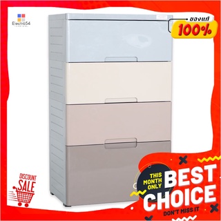 ตู้ลิ้นชัก 4 ชั้น รุ่น A58 C94 Tier Plastic Drawer A58 #C9