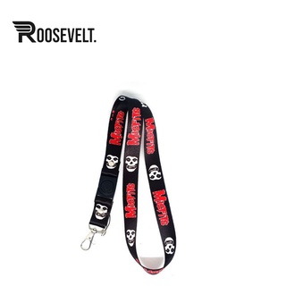 Misfits LANYARD สายคล้อง / พวงกุญแจ / ที่แขวนบัตรประจําตัวประชาชน / ที่แขวน HP / สายคล้องเชือกเส้นเล็ก