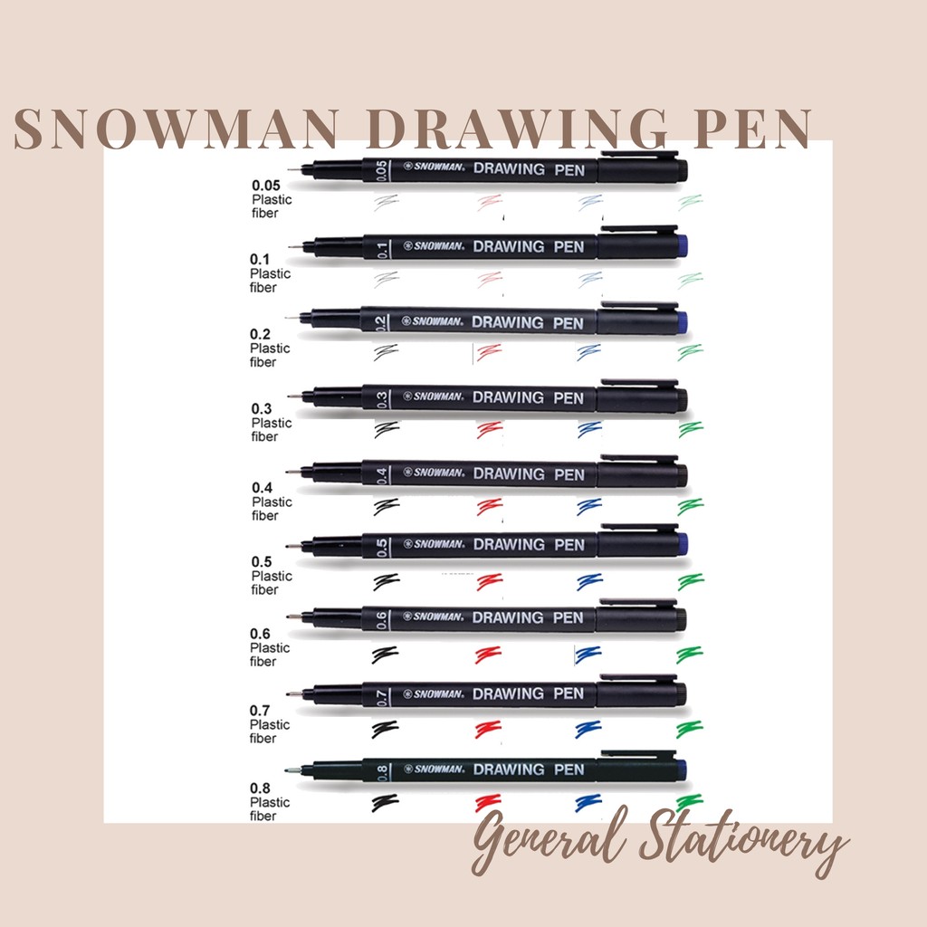 ปากกาวาดภาพ Snowman FT-700 & ปากกาประดิษฐ์ตัวอักษร FT-700