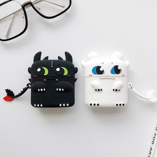 เคสหูฟังซิลิโคน ลายการ์ตูนไดโนเสาร์น่ารัก สําหรับ AirPods i12 i11 i10 i13 inpods i12 TWS AirPods 1/2