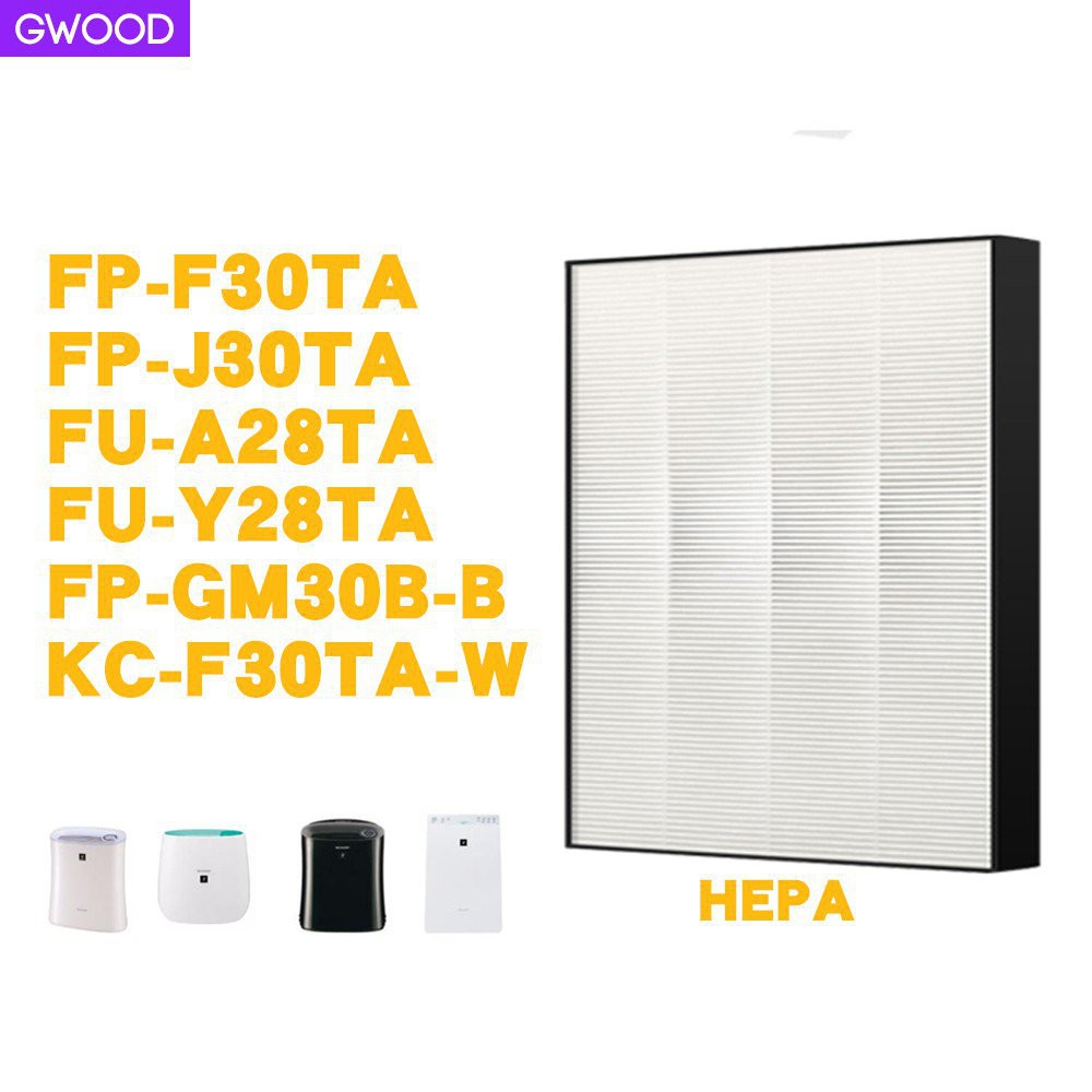 S1Bx GWOOD for Sharp Replacement Air Purifier FP-F30TA, FP-J30TA, FP-GM30B-B, KC-F30TA-W, and FU-A28TAขาย100%
