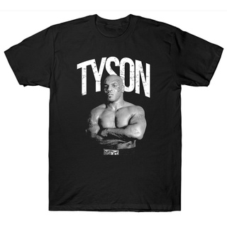 เสื้อยืดผ้าฝ้าย พิมพ์ลาย NGF32T65E Mike Tyson Boxer Legend สําหรับผู้ชาย O65YT661693สามารถปรับแต่งได้