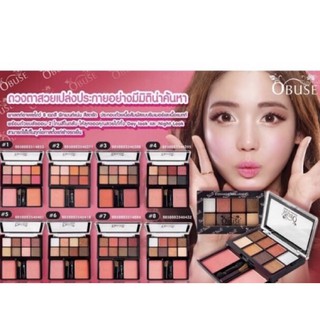 OB1004อายแชโดว์6 บลัชออน2โอบิวซ์ OBuse Eyeshadow Blusher